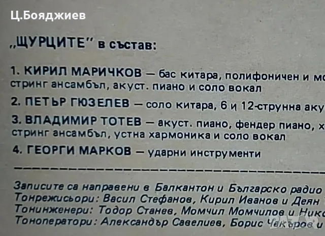 БГ РОК - Щурците, Вкусът на времето, снимка 7 - Грамофонни плочи - 56242548