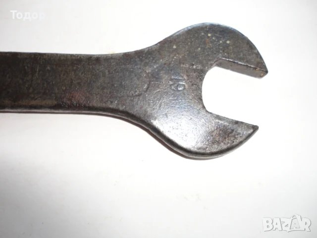 Немски старинен гаечен ключ 18/19, снимка 4 - Ключове - 50571599