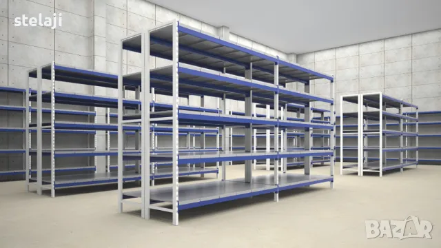 Стелажи за склад | Товароносимост 350-750 кг | Производство по поръчка