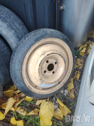 Резервни гуми с джанти (патерици)14/15", снимка 2 - Гуми и джанти - 52410869