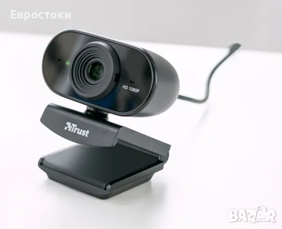 Уеб камера Trust Tolar Full HD 1080p, 2 вградени микрофона, снимка 2 - Други - 48241171