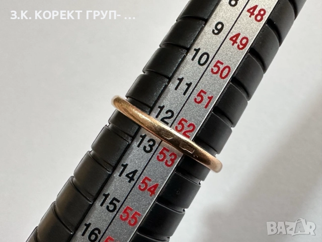 Златен пръстен 14к, 1,74гр, снимка 2 - Пръстени - 52884498