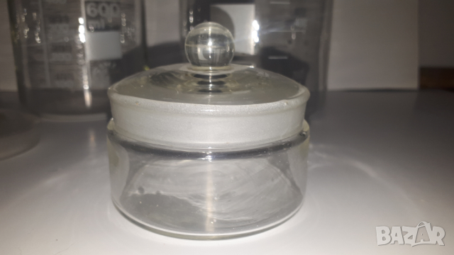 Стъклени контейнери за химия - колбичка, чаши и кутийка, снимка 6 - Лаборатория - 44719398