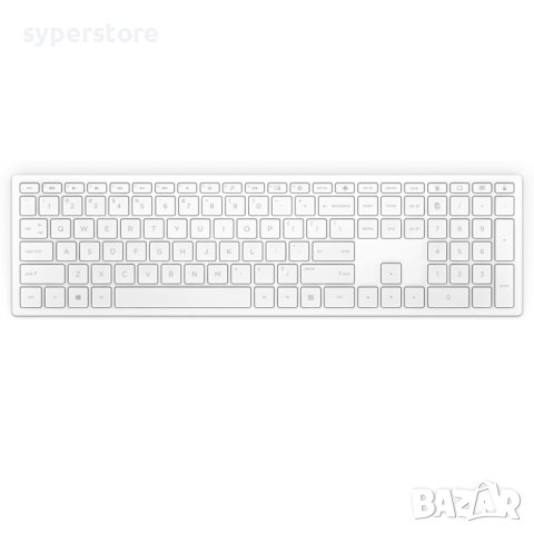 Клавиатура Безжична HP Pavilion WL 600 4CF02AA Бяла С тънък и привлекателен дизайн