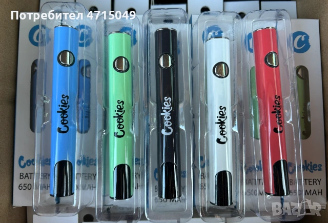 Батерия Cookies 650mAh 510 LED Дисплей type C