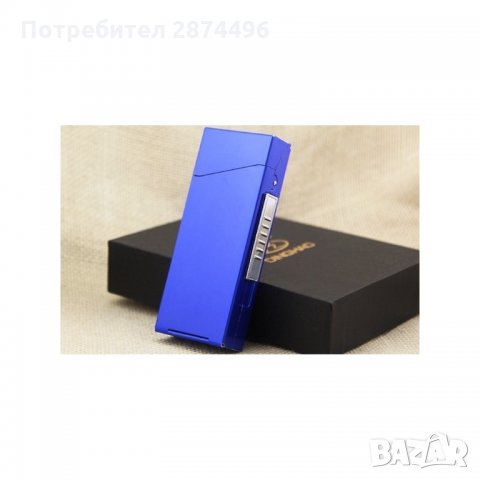 DH866 Алуминиева табакера за цигари със запалка, снимка 6 - Табакери - 35834283