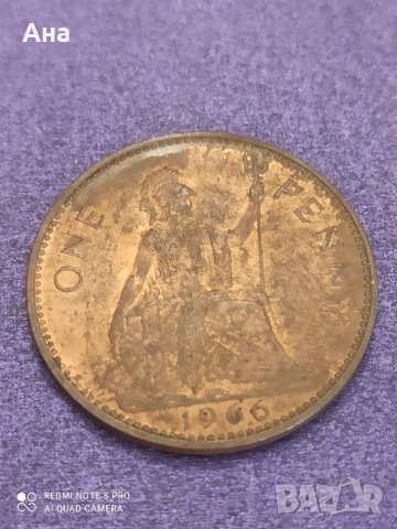 1 пени 1966 г, снимка 1