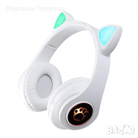 Светещи Bluetooth Слушалки CATS, снимка 9 - Слушалки и портативни колонки - 36361683