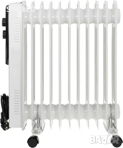 Маслен радиатор Adler 2500W 11 ребра електрически отоплител печка, снимка 3 - Радиатори - 56119424