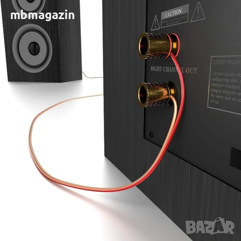 KabelDirekt Pro Series Кабел за високоговорители 10 м, OFC, 100% мед, снимка 4 - Аудиосистеми - 53652096