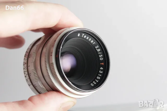 Carl Zeiss JENA T TESSAR 50mm f/2.8 M42 Mount - компактен обектив 12 ламела, снимка 3 - Обективи и филтри - 55980125