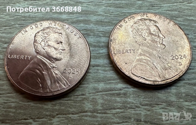 US Penny , снимка 10 - Нумизматика и бонистика - 53193010