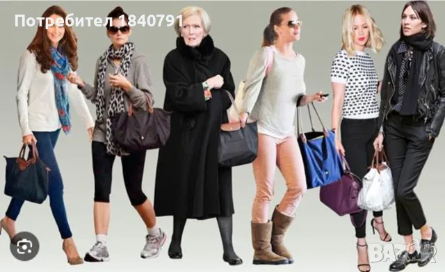 НОВА Longchamp Le Pliage – с етикети, М, дълги дръжки, снимка 18 - Чанти - 55797884