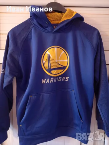 Чисто ново оригинално фенско горнище на Golden State Warriors