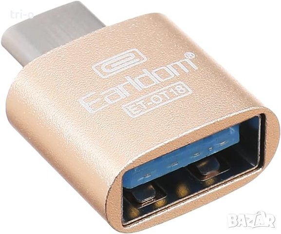 Преходник Earldom USB 3.0 F - Type-C OTG, снимка 1 - USB кабели - 41705736