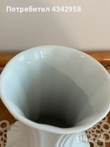 Jaeger & Co. 1949-1965г. Порцеланова ваза., снимка 4 - Антикварни и старинни предмети - 50611457