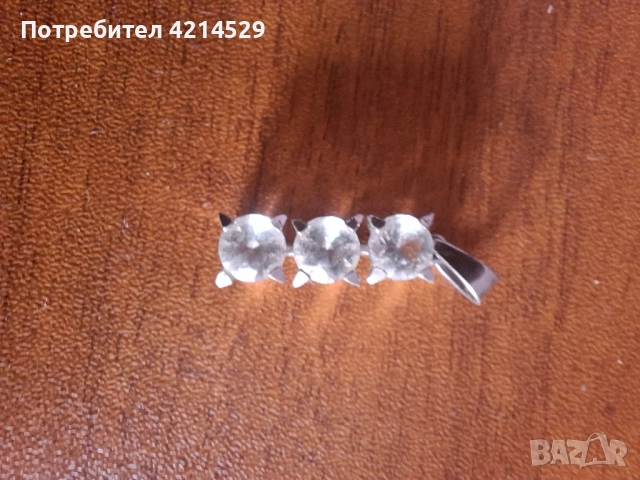 сребърна висулка, снимка 2 - Колиета, медальони, синджири - 52027228