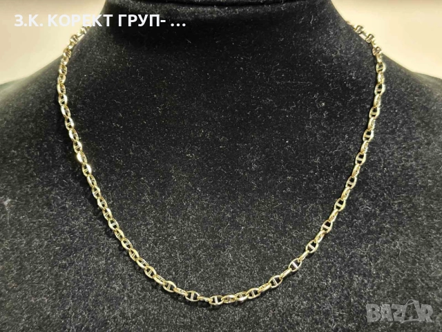 Златен синджир 14к, 3,37гр, снимка 5 - Колиета, медальони, синджири - 52741357