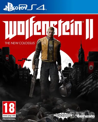 Wolfenstein 2 The New Colossus PS4 (Съвместима с PS5), снимка 1