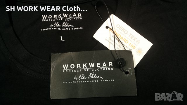 Clas Ohison WORKWEAR T-Shirt размер L Работна тениска W1-21, снимка 6 - Тениски - 40100731