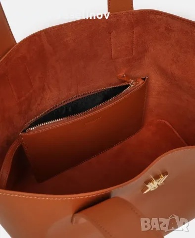 Чисто нова дамска чанта Kassandre Leather shopper Dion, снимка 3 - Чанти - 56039594