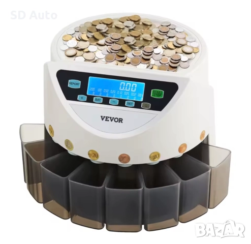 Сортировъчна и броячна машина за евро монети / 147-монети/мин, снимка 6 - Друго търговско оборудване - 52895243