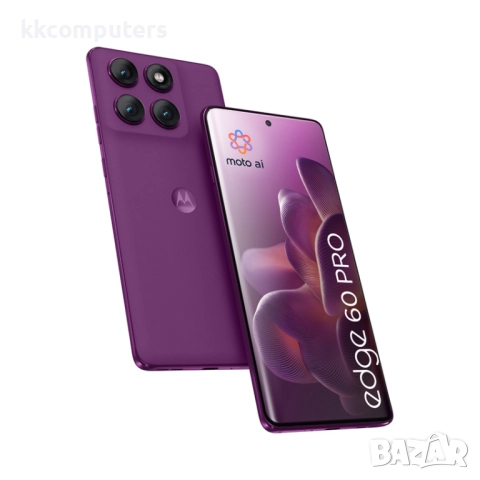 ЧАСТИ ЗА Смартфон GSM MOTOROLA EDGE 60 PRO Purple 6.67 ", 512 GB, RAM 12 GB, 50+50+10 MP, 5G 