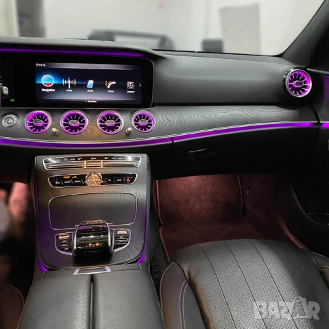 LED турбинни въздуховоди за Mercedes E-Class W213 – комплект предни и задни, снимка 2 - Аксесоари и консумативи - 51362000