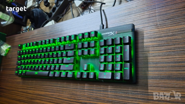 Механична клавиатура HyperX Alloy Origins – HyperX Aqua, RGB, снимка 4 - Клавиатури и мишки - 52703790