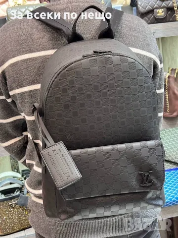 Louis Vuitton Луксозна Раница С Емблематичен Монограм И Преден Джоб - Различни Цветове Код SEM-785, снимка 8 - Раници - 56121159