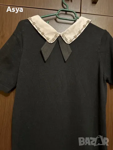 Черна рокля , снимка 4 - Рокли - 48092178