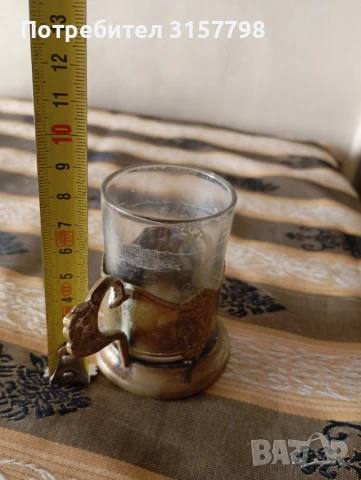 Подстакан с чаша, снимка 3 - Други ценни предмети - 50748291