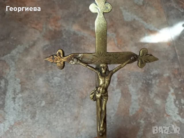 Месингов кръст, снимка 6 - Други - 49410177