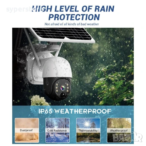 Камера за Видеонаблюдение безжична 4G Digital One SP01083 4G-Q1, 5MP, wi-fi camera, solar, IP камера, снимка 13 - IP камери - 50456202