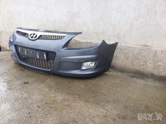 предна броня за хюндай и30 с маска решетка халогени HYUNDAI I30 07-10, снимка 3 - Части - 53662280