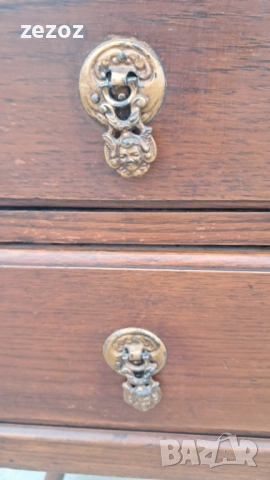 Библиотека с бюро масив, снимка 8 - Секции и витрини - 53271276