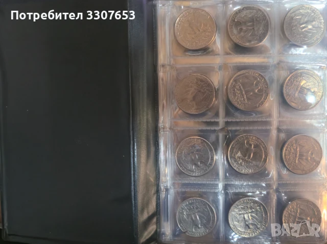 монети САЩ 120 бр