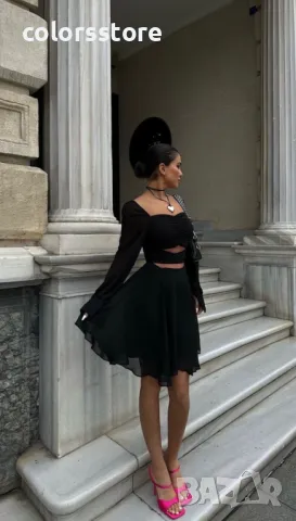 Дамска рокля от шифон Black, снимка 4 - Рокли - 48094637