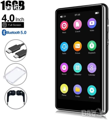 mp3 плейър SOTEFE -с упътване на английски език, снимка 2 - MP3 и MP4 плеъри - 53205161