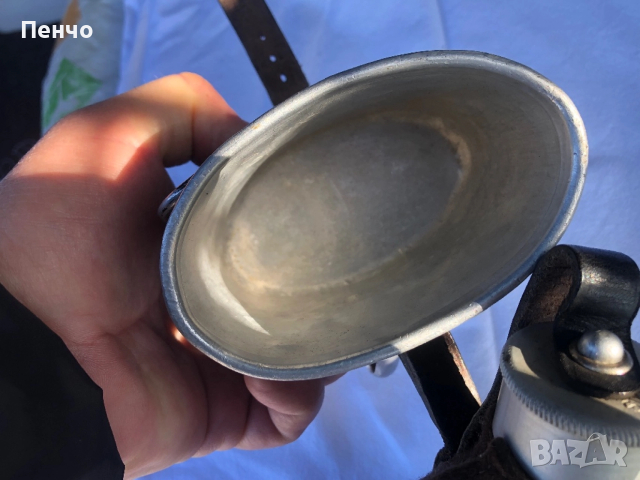 стара немска военна манерка - 1938/40г. - WEHRMACHT - WWII - ОРИГИНАЛ, снимка 18 - Антикварни и старинни предмети - 45240439