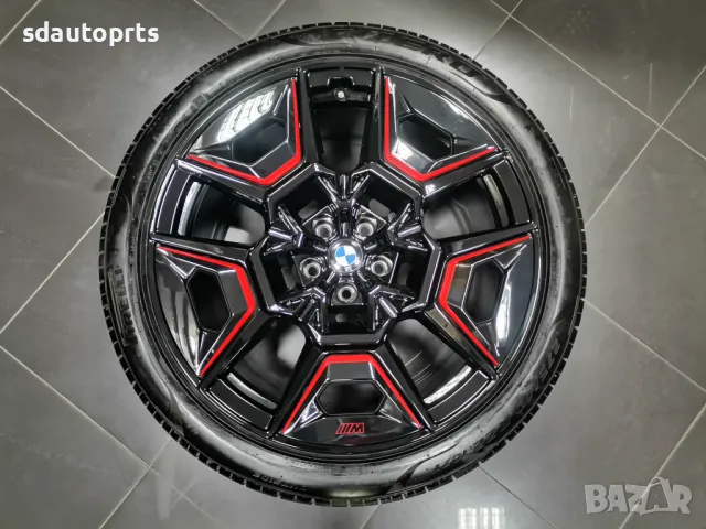 Нови 22" Джанти BMW Style 922 M Red Label Гуми Датчици БМВ XM G09, снимка 3 - Гуми и джанти - 47865735