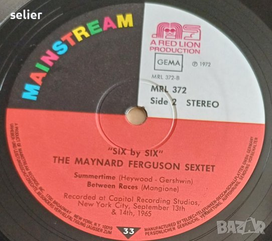 MAYNARD FERGUSON - SYX BY SIX Немско издание 1972г Стил:JAZZ Състояние на винила:EX / NEAR MINT Съст, снимка 4 - Грамофонни плочи - 41206225