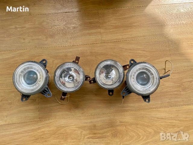 Фарове Depo BMW E34 с ейнджъл айс, снимка 3 - Аксесоари и консумативи - 53719901
