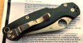 Сгъваем нож Spyderco  Paramilitary, снимка 18