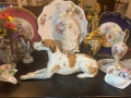 Lomonosov USSR Circa  1950 porcelain English Pointer dog - изящен и огромен сетер, снимка 3