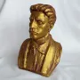Бронзов бюст на Христо Ботев, Васил Левски, Тодор Живков, Хитлер, Сталин, Ленин, смъртта, снимка 18