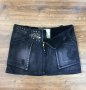 Blue Velvet Jeans Къса памучна дънкова пола с камъни, снимка 4