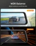 10-инчова 4K 2160p/30fps UHD огледална камера видеорегистратор, GPS, 64GB SD, USB C, снимка 7