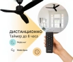 Вентилатор за таван Mellеrware Brizy Ceiling Fan с дистанц. управл.,45W,6 скорости,таймер,DC мотор, снимка 11