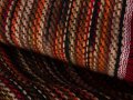 Автентичнo еквадорско унисекс пончо, 100% вълна, червено-кафяво, снимка 4